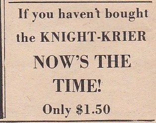 Knight-Krier — October 1963 Highlights scanned page