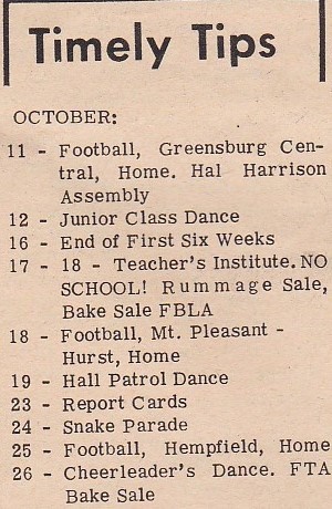 Knight-Krier — October 1963 Highlights scanned page